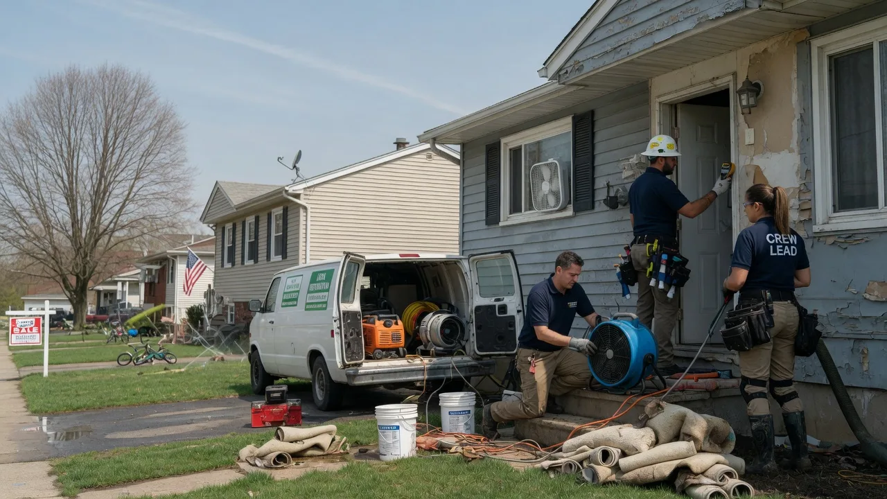 Flood Cleanup in Markham, IL near me
