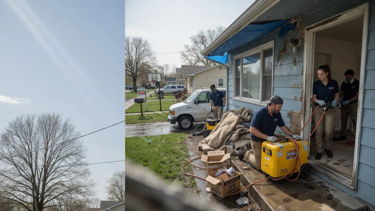 Basement Flood Cleanup in Markham, IL near me